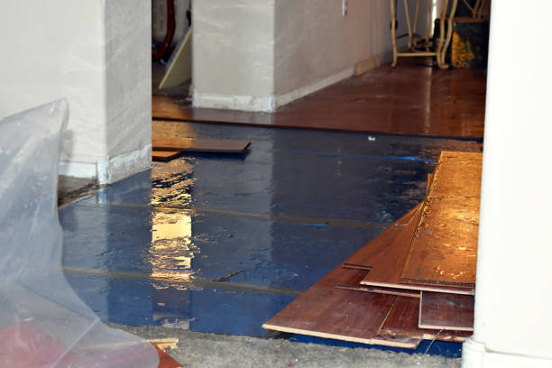 Professional Flood Damage Restoration technician working in Carthage, MS